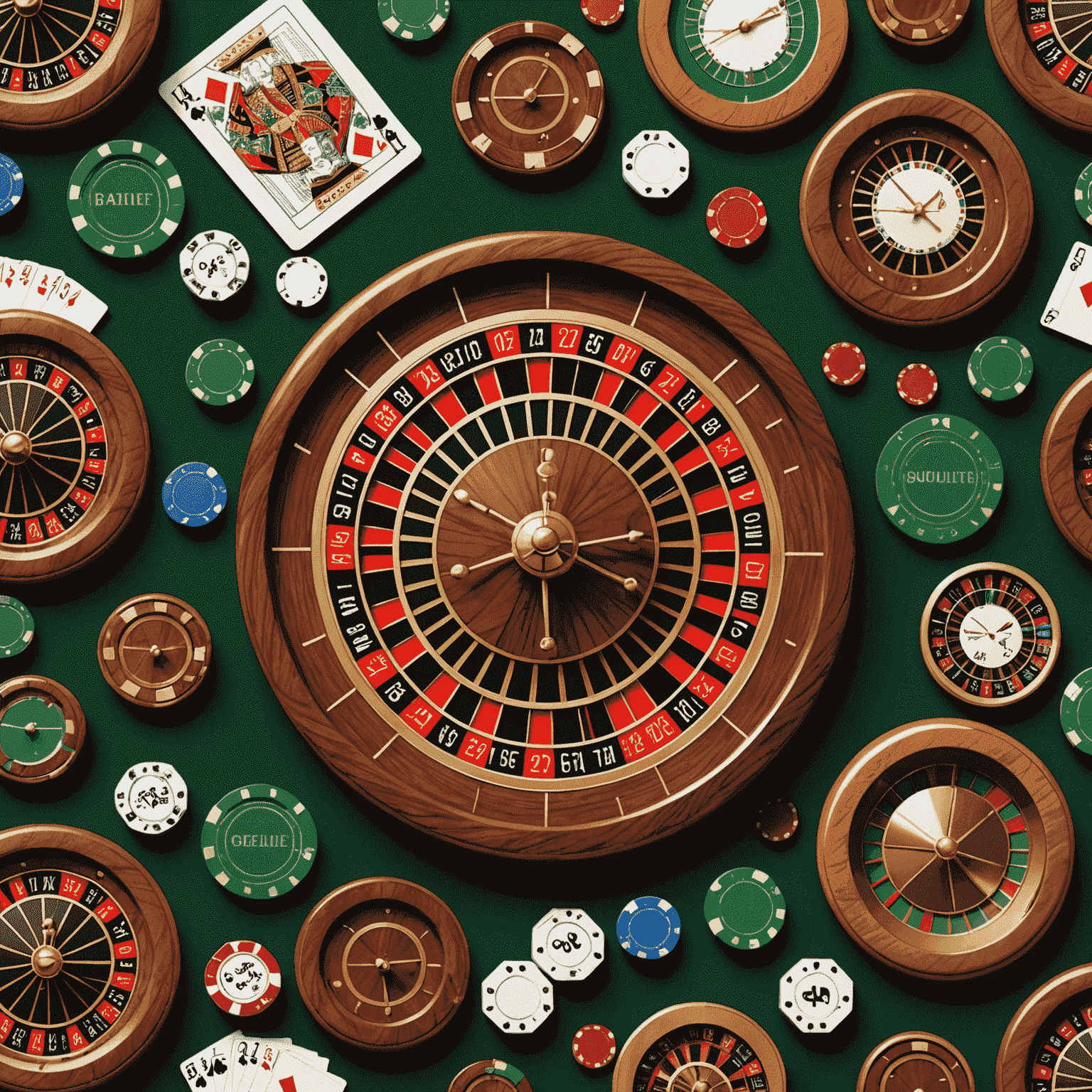 A collage of various casino games including roulette, blackjack, and baccarat, all with aviation-inspired designs